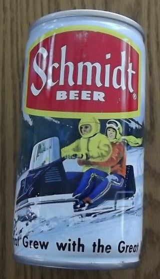 Vintage Arctic Cat Snowmobile Schmidt Beer Can