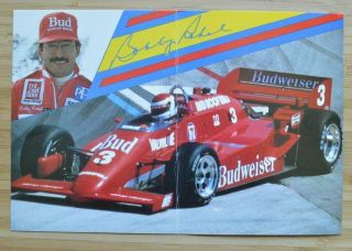 Bobby Rahal Indycar World Series 1985 Card Budweiser Truesport Racing March 85c