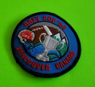 1994 Cfl Grey Cup Vancouver 3  Patch
