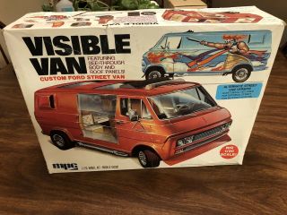 Vintage Mpc Visable Van 1:20 Scale Plastic Model Kit