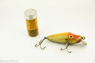 Vintage Texas Made Bleeder Minnow & Tablet Antique Fishing Lure Lc29