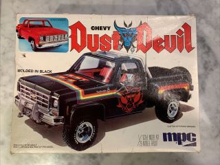 Rare Vintage Mpc Dust Devil Chevy Truck 1 - 0419 Partially Assembled And Painted