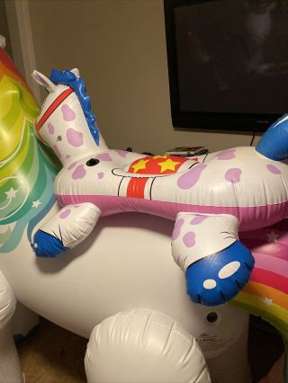 Inflatable Intex Pony Horse Ride On 49 X 33 Pool Float Wet Set Toy Nib 1998