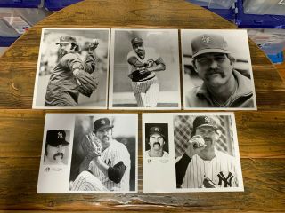 Dick Tidrow 8x10 Press Photos (5) The Sporting News Ny Yankees Chicago Cubs Mets
