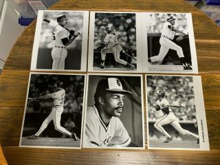John Shelby 8x10 Photos (6) The Sporting News Baltimore Orioles Detroit Tigers