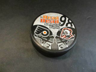 1998 Head To Head Buffalo Sabres Vs Philadelphia Flyer Stanley Cup Playoffs Puck