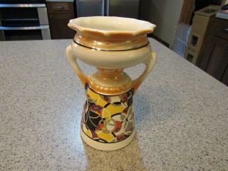 Czech Pottery - Vintage,  Decorative,  5.  5 " Tall,  Ceramic Vase,  Pre - Owned,