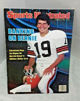 Sports Illustrated August 26 1985 Bernie Kosar Cleveland Browns