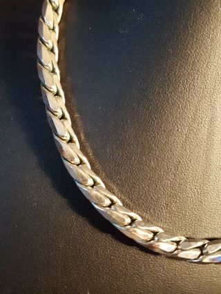 Vintage Silver Tone Barclay Necklace