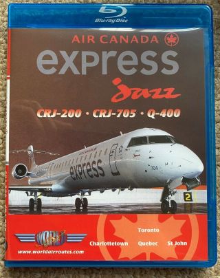 Just Planes Air Canada Express Jazz 3 Different Aircraft On 3 Routes Blu Ray Dvd