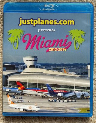 Just Planes Miami Airport 2013 & 2014 Blu Ray Dvd