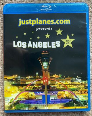 Just Planes Los Angeles Lax Airport 2012 & 2013 Blu Ray Dvd