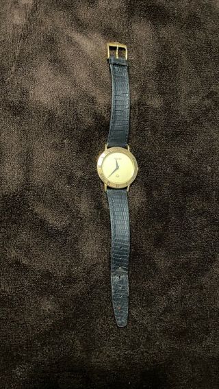 Vintage Gucci 3000m 18kt Gold Plated Watch