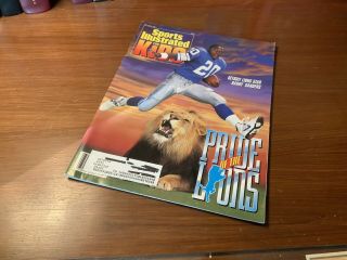 October 1991 Sports Illustrated For Kids Pride Of The Lions Barry Sanders