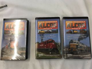 Those Incredible Alcos Volumes 1 Through 3 Vhs Tapes (7b)