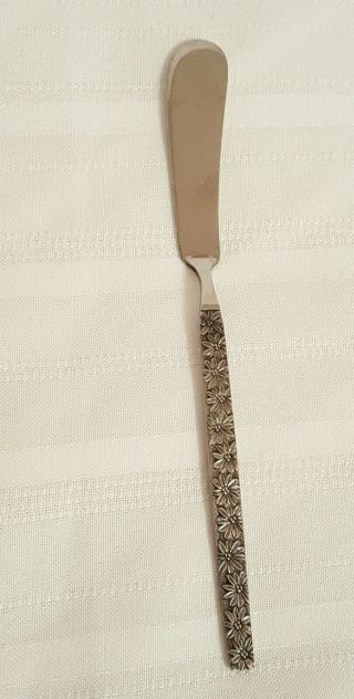 Vtg Riviera Moana Stainless Flatware Flat Handle Master Butter Knife Replacement