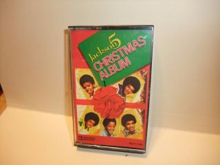 Vintage Jackson 5 Christmas Album Audio Cassette Tape