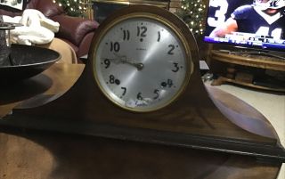 Antique Gilbert Chiming Mantle Clock