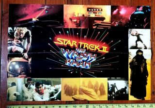 Vintage Variety Poster Ad 6 - 1982 Star Trek Ii The Wrath Of Khan Movie Promo