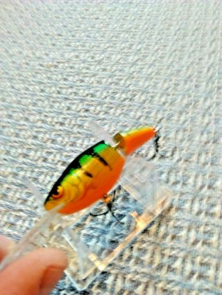Old Lure Vintage Rapala Double Jointed In Great Shape,  For Bass In Perch Color.
