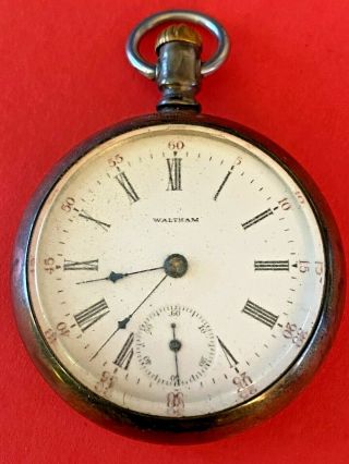 1898 Waltham 18s 15 Jewel Pocket Watch Model 1883 Grade 84 - Openface