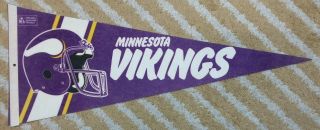 Minnesota Vikings Full Size Nfl Football Pennant 80 
