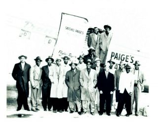 1946 Satchel Paige All Stars 8x10 Team Photo Negro League Baseball O 
