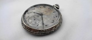 Antique Elgin Openface Pocket Watch 14k Gf 12s 7j For Parts/repair/restoration