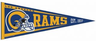 Los Angeles Rams Retro Football Team Nfl Pennant Wincraft Newest Style 2020 Usa