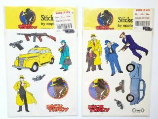 Vintage Dick Tracy Stickers Set - Disney Movie Logo Poster Al Pacino Madonna Toy