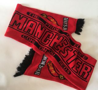 Rokit London Vintage - Manchester United Fc Scarf - Manchester Forever