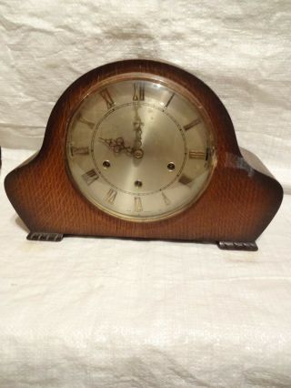 Smiths Art Deco Chiming Westminster /whittington Mantel Clock.  Spares.