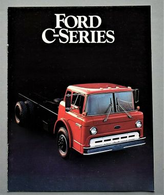 1985 Ford C - Series Tilt Cab Truck Brochure 8 Pages 85fc
