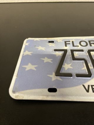 Florida Veteran License Plate 2