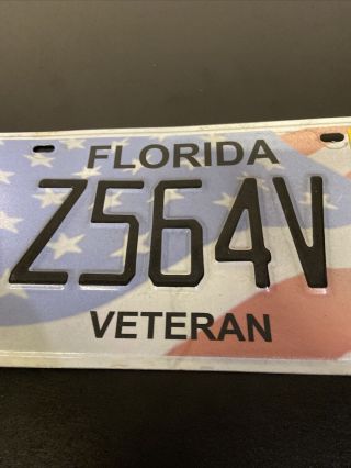 Florida Veteran License Plate 3