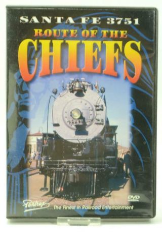 Pentrex Railroad Train Dvd - Santa Fe 3751 Route Of The Chiefs S7