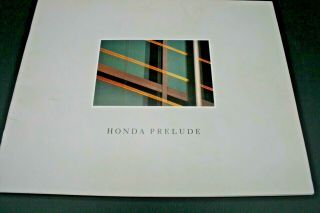 1990 Honda Prelude Sales Brochure 2.  0 S Si