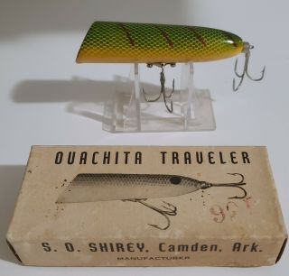 Vintage Lure,  Ouachita Traveler,  Camden,  Ark.  Beautiful&rare W/ Box