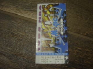 1995 Orlando Magic Playoff Game G Ticket Stub