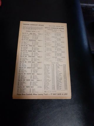 Taunton Greyhound Dog Track Program 1948 2