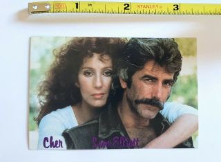 Vintage 1985 Mask Movie Promo Card Cher Sam Elliott Eric Stoltz Laura Dern Film