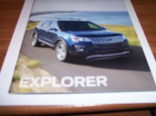 2017 Ford Explorer Dealer Sales Brochure
