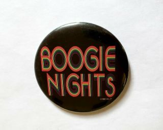 Vintage 1997 Boogie Nights Movie Promo Button - Mark Wahlberg Dirk Diggle Pin