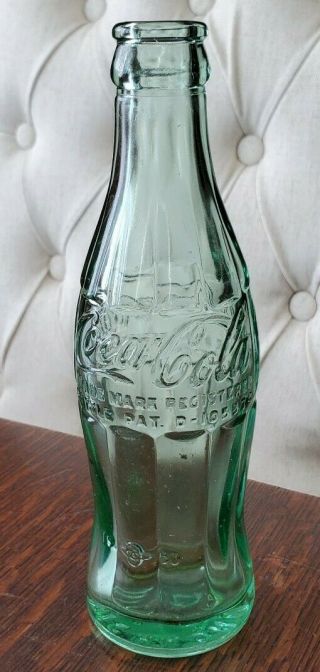 Vintage 1950 Patent D - 105529 Coca Cola Bottle From Richmond Indiana