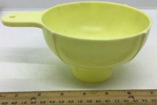 Vintage Foley Kitchen Canning Funnel 5 " Top Opening 2.  25 " Bottom Opening Yellow