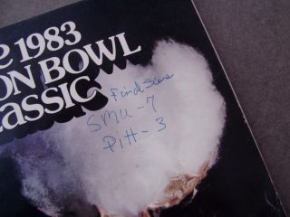 The 1983 Cotton Bowl Classic Program,  Ticket Stubs, 3