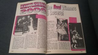 Inside Wrestling Magazines August 2000 Wrestlemania The Rock Ric Flair Guerrero 2