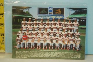 1983 Chicago White Sox Team Photo Mr.  Z 