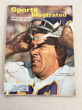 Sports Illustrated September 28,  1964 - Tommy Mason - America 