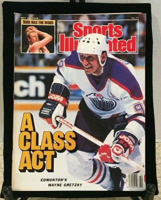 Wayne Gretzky Sports Illustrated May 30 1988 A Class Act W/ Larry Bird